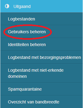 SpamExperts domeinnaam toevoegen